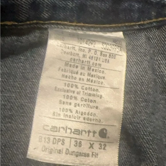 Carhartt Vintage Relaxed Fit Jeans Mens 36/32 - Picture 3 of 3